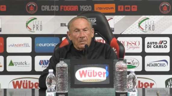 Foggia, Zeman: "Derby importante per l'ambiente, per noi gara normale"