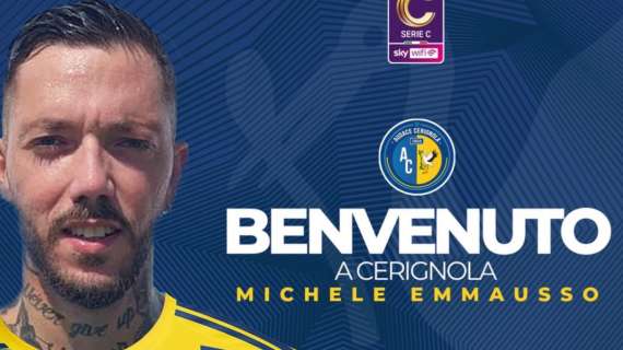 UFFICIALE - Audace Cerignola, Emmausso firma fino al 2027