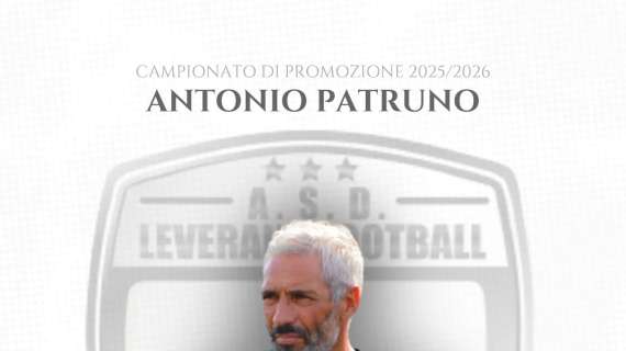 UFFICIALE - Leverano, Antonio Patruno è il nuovo allenatore 