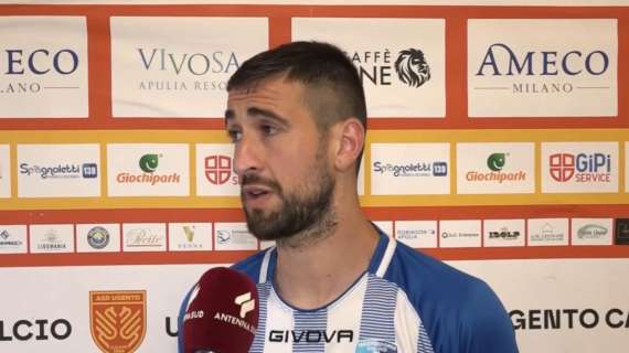 Manfredonia, Caputo: "Contento per il gol, abbiamo dimostrato di essere squadra"
