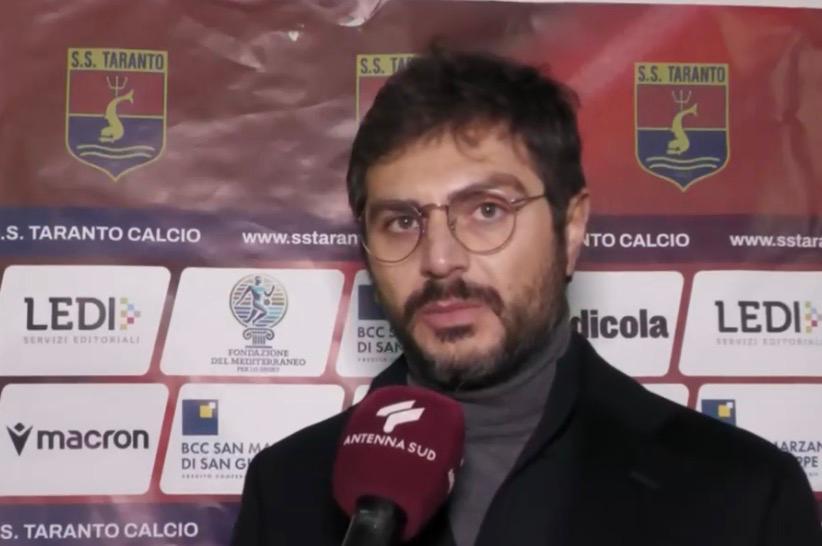 Taranto, Camicia: "Atmosfera pazzesca, gara di ritorno da conquistare in tutti i modi"