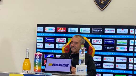 Lecce, Giampaolo: “Ho provato una forte emozione, i ragazzi hanno meritato il pareggio”