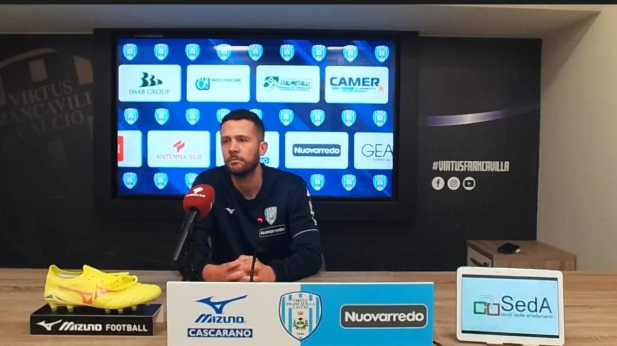 Virtus Francavilla, Tartaglia: "Noi dobbiamo essere sempre motivati"