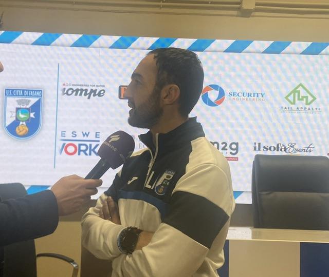 Fasano, Agnelli: “Ci è mancato solo il gol, migliore in campo il loro portiere”