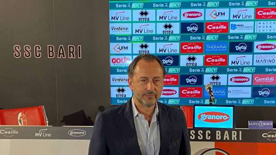 Bari, De Laurentiis: "Voglio consegnare questa squadra in Serie A"