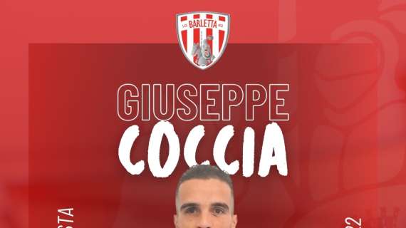UFFICIALE - Barletta, colpo a centrocampo: arriva Giuseppe Coccia