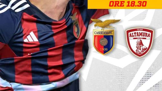 Serie C - 12^ g, Casertana-Team Altamura: le formazioni ufficiali