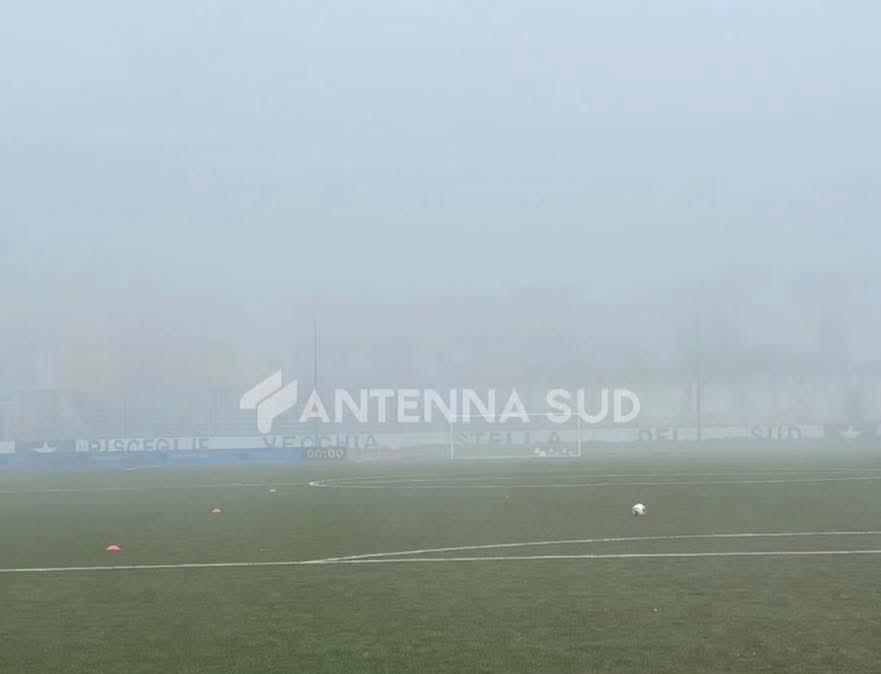Nebbia al “Ventura”: a rischio il match tra Unione Calcio Bisceglie e Taranto