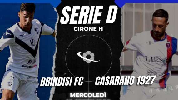 Serie D/H, il big-match Brindisi-Casarano in diretta su Antenna Sud 14!