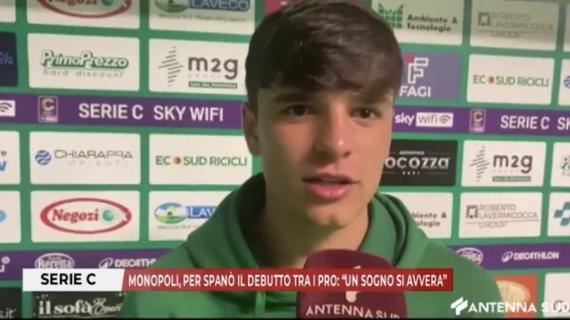 Monopoli, Spanò: “Esordio tra i professionisti? Un sogno. Mi ispiro a Lautaro Martínez”