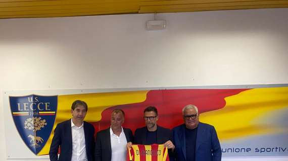 Lecce, giornata di presentazione di mister Di Francesco: “Ho tanta voglia di iniziare”