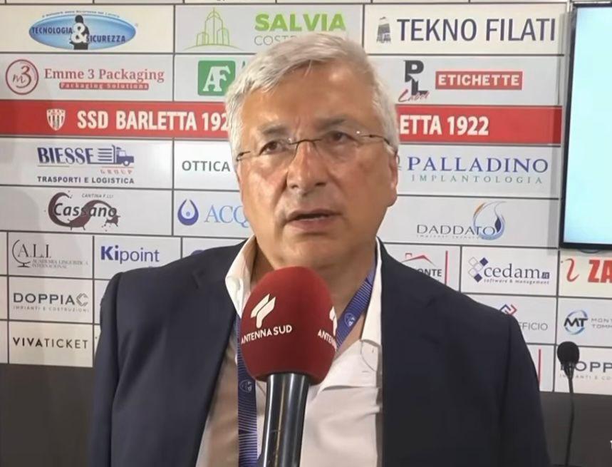 Barletta, Romano: "Sospendiamo le attività di iscrizione in Lega Pro"