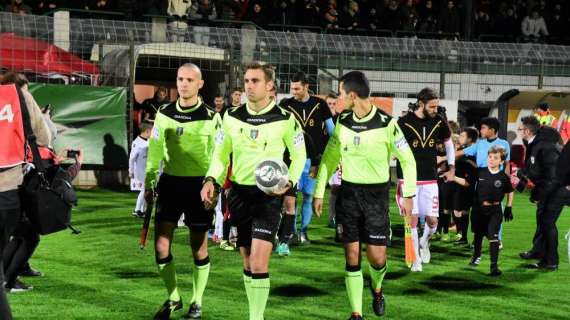 Serie C, le designazioni arbitrali della 12^ giornata: Catania-Bisceglie a Cipriani