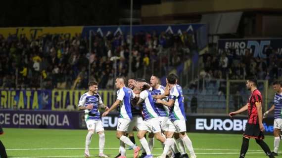 Il Cerignola all’inglese sul Sorrento: 2 a 0 e primato per una notte in Serie C