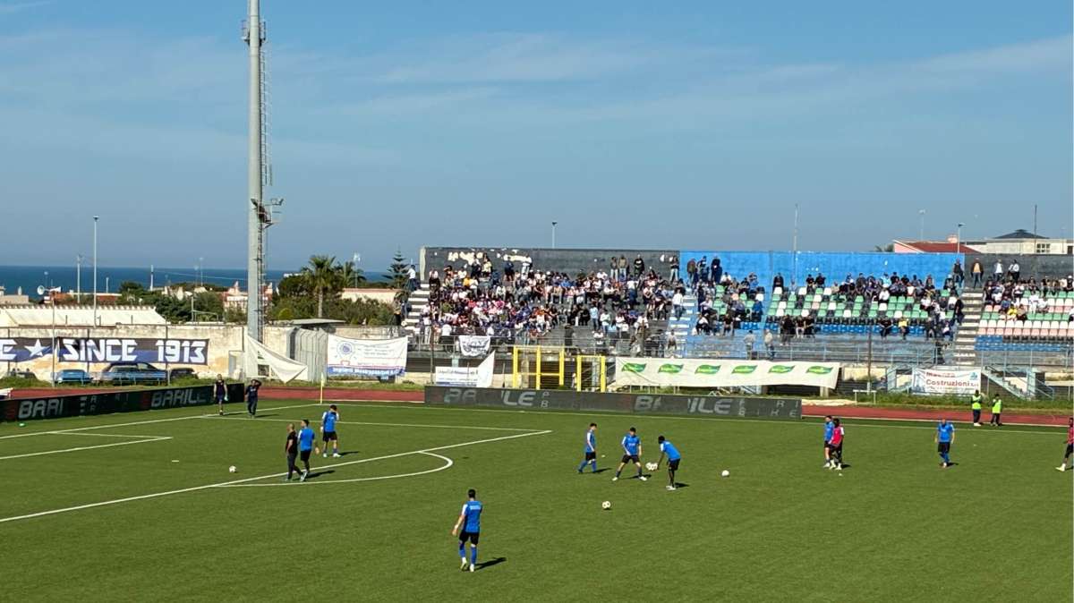 La rifinitura prima del match