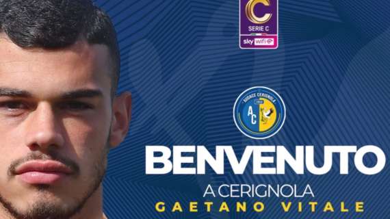 UFFICIALE - Audace Cerignola, dalla Cavese arriva Gaetano Vitale