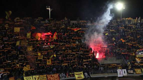 Lecce - Catania senza tifosi ospiti: Trasferta ufficialmente vietata