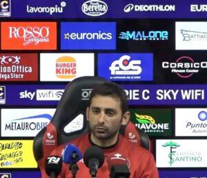 Pazienza post Cavese-Foggia: "Squadra unita, base per ripartire"