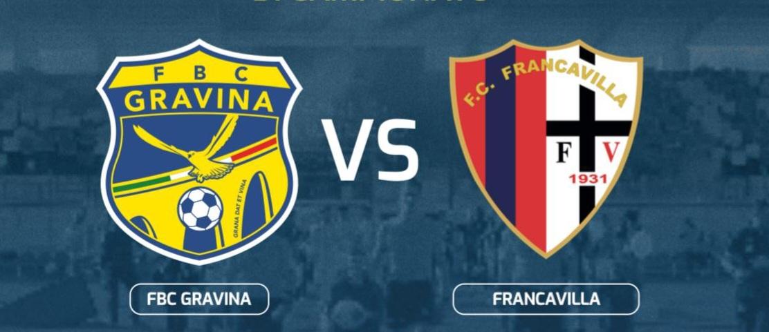 Le probabili formazioni di Gravina-Francavilla: entrambi i tecnici confermano tutti.