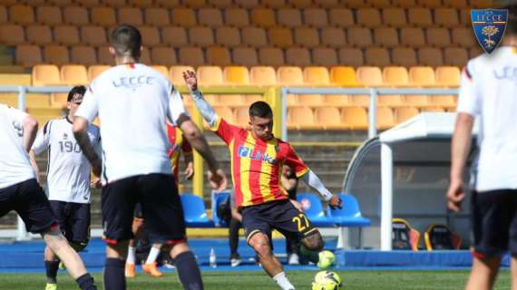 Lecce, 6 reti nel test in famiglia contro la formazione Primavera: il tabellino