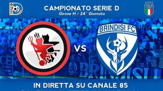 Serie D, Foggia-Brindisi in diretta tv su Canale 85