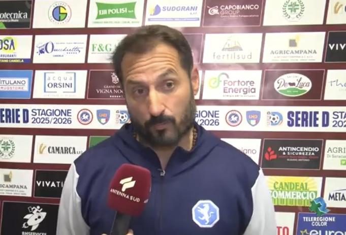 Fidelis Andria, Scaringella dopo l’1-1 con l’Heraclea: “In questo momento paghiamo ogni errore”