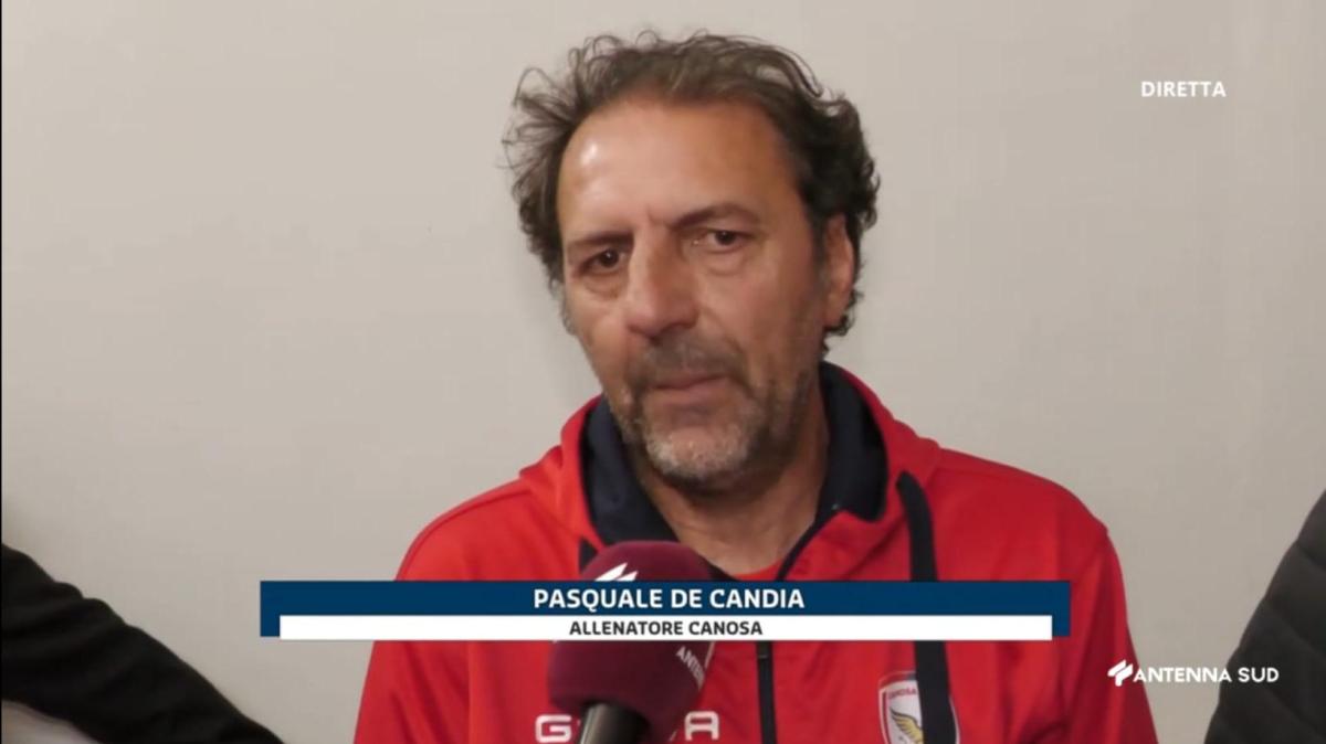 Canosa, De Candia: "Oggi sono deluso per la sconfitta"