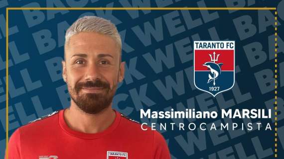 UFFICIALE - Taranto, arriva la firma per Marsili: due anni di contratto