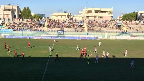 Brindisi-Foggia 1-1, D'Ancora risponde a Iadaresta: parità nel derby