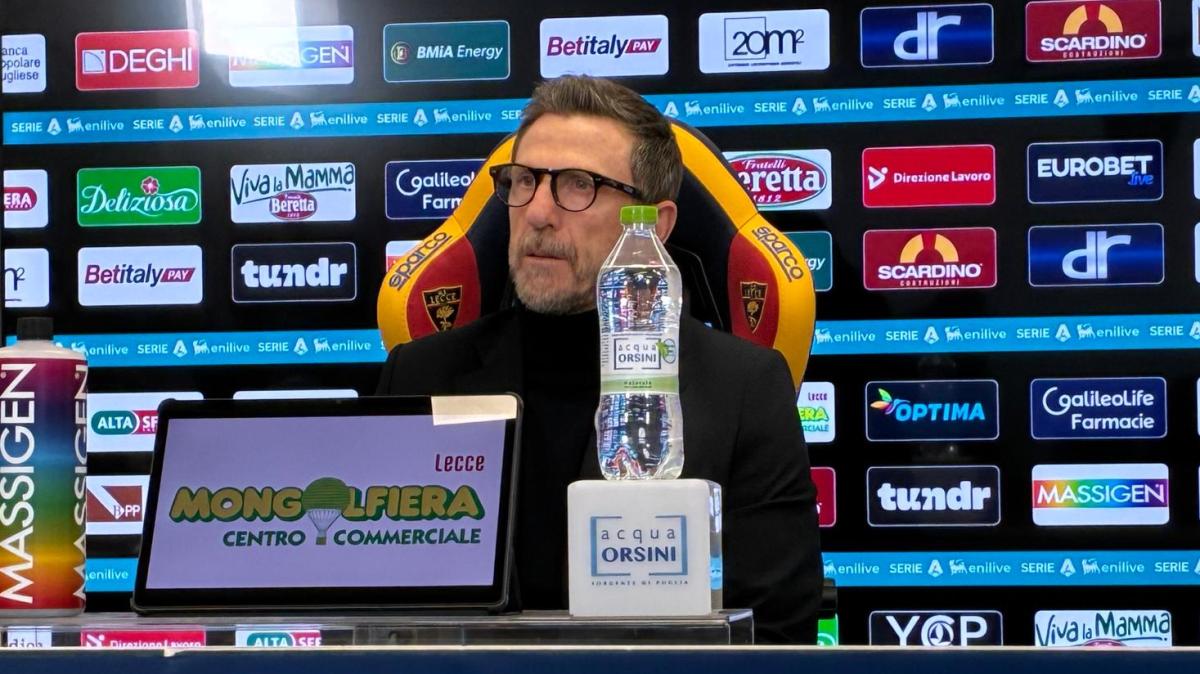 Lecce, Di Francesco: “Sostenete questi ragazzi, se c’è da criticare fatelo nei miei confronti”