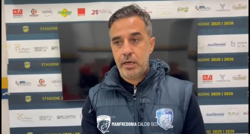 Manfredonia, Pezzella: “Prendiamo con entusiasmo il punto di Gravina, c’era un rigore per noi”