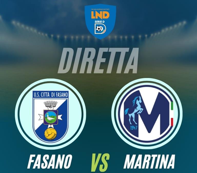 Serie D: Fasano-Martina in diretta su Antenna Sud