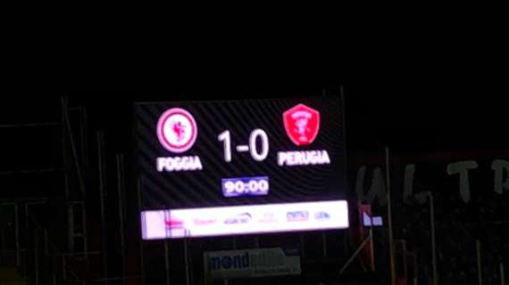 Foggia-Perugia 1-0: i rossoneri ci credono! La salvezza non è più un'utopia