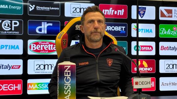 Lecce, Di Francesco: “Abbiamo recuperato tutti, fuori solo Morente”