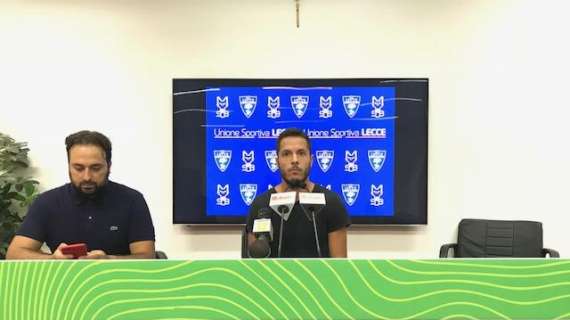 Lecce, Arrigoni in conferenza stampa: “Sono fiducioso per la stagione, questo Lecce è forte”
