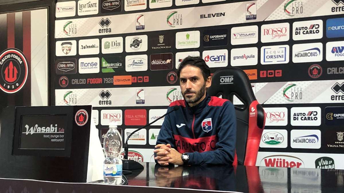 Taranto, Lentini: "Sfida difficile, ma dobbiamo dare tutto"