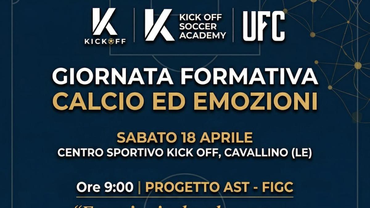 Lecce, calcio giovanile e crescita emotiva: doppio appuntamento alla Kick Off Soccer Academy