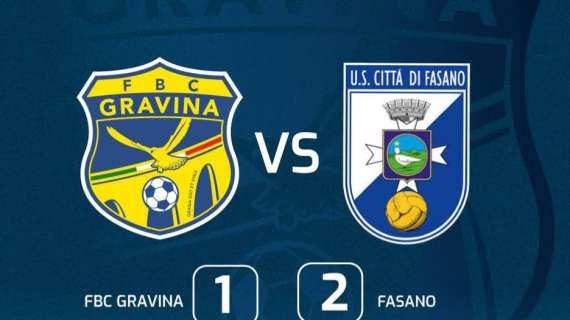 Gravina-Fasano 1-2, Pinto decide una gara bellissima 