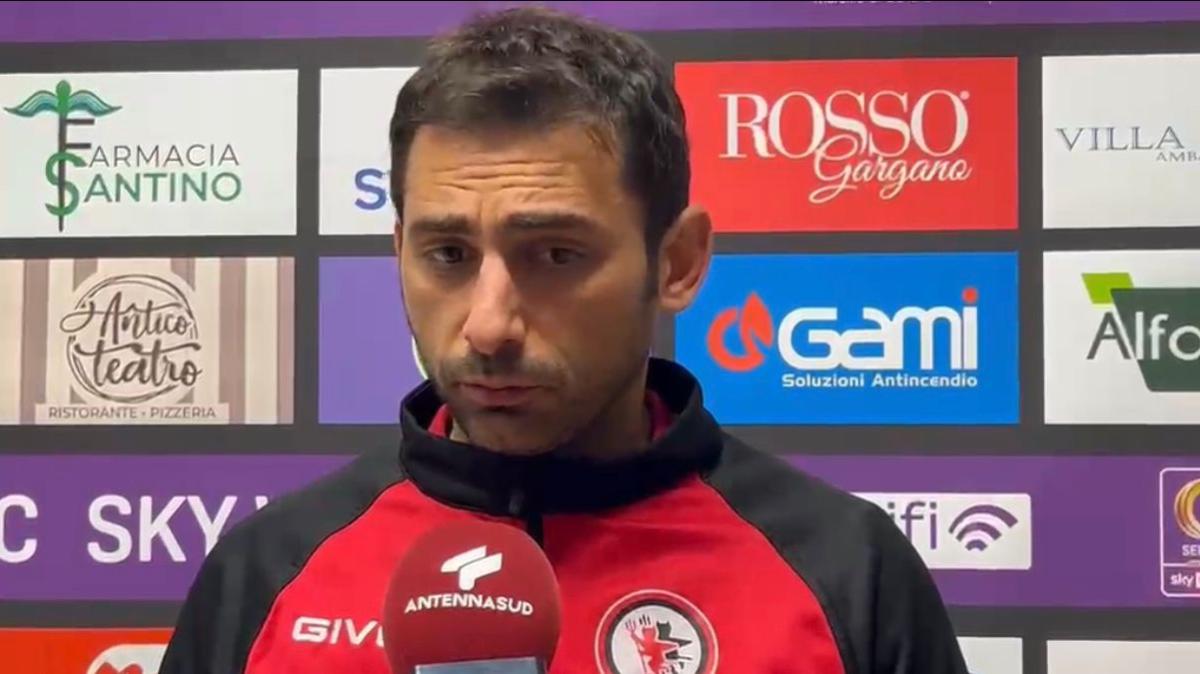 Foggia, Pazienza: "Abbiamo regalato il primo tempo agli avversari"