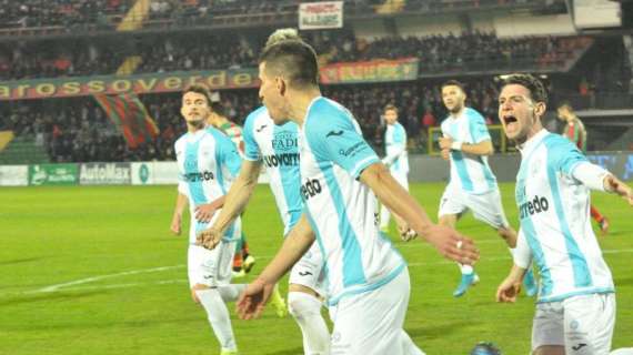 Virtus Francavilla, Vazquez: "Contento di aver ritrovato il gol a Terni"