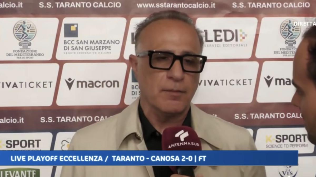 Taranto, il presidente Ladisa: "Continuiamo per arrivare all'obiettivo della Serie D"