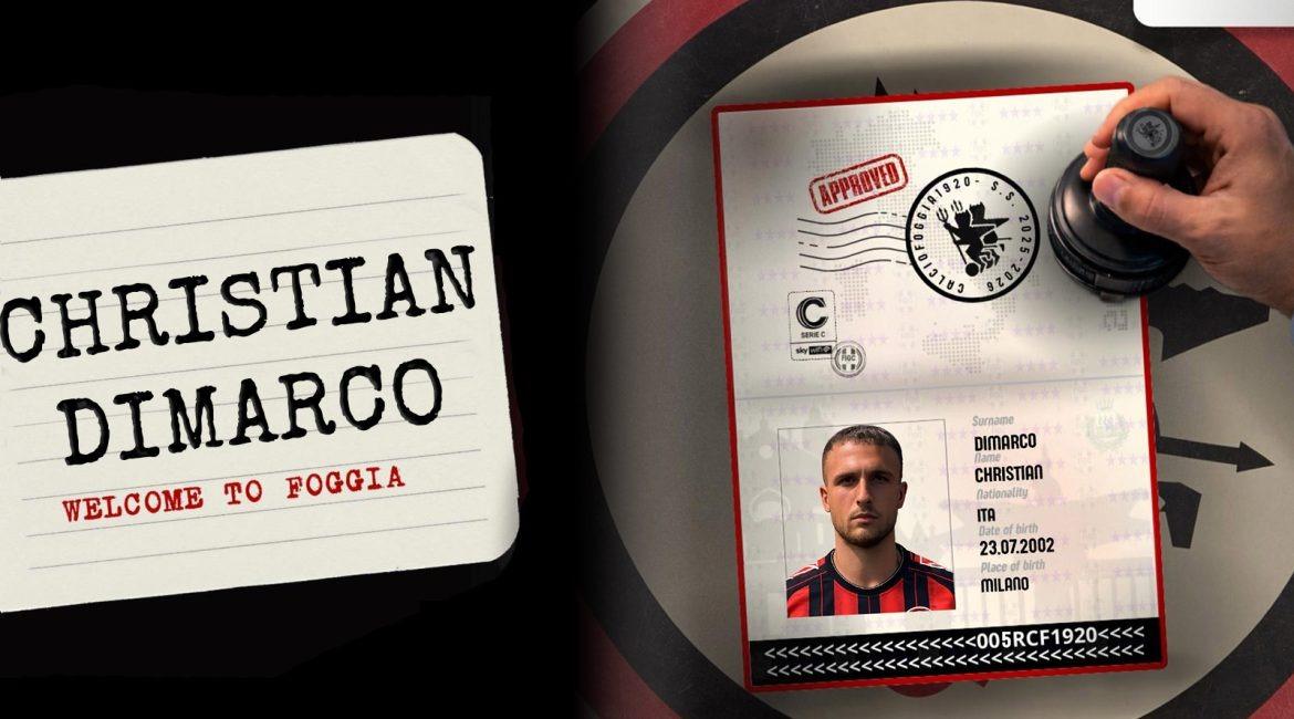 UFFICIALE - Foggia, arriva Christian Dimarco in prestito con obbligo di riscatto