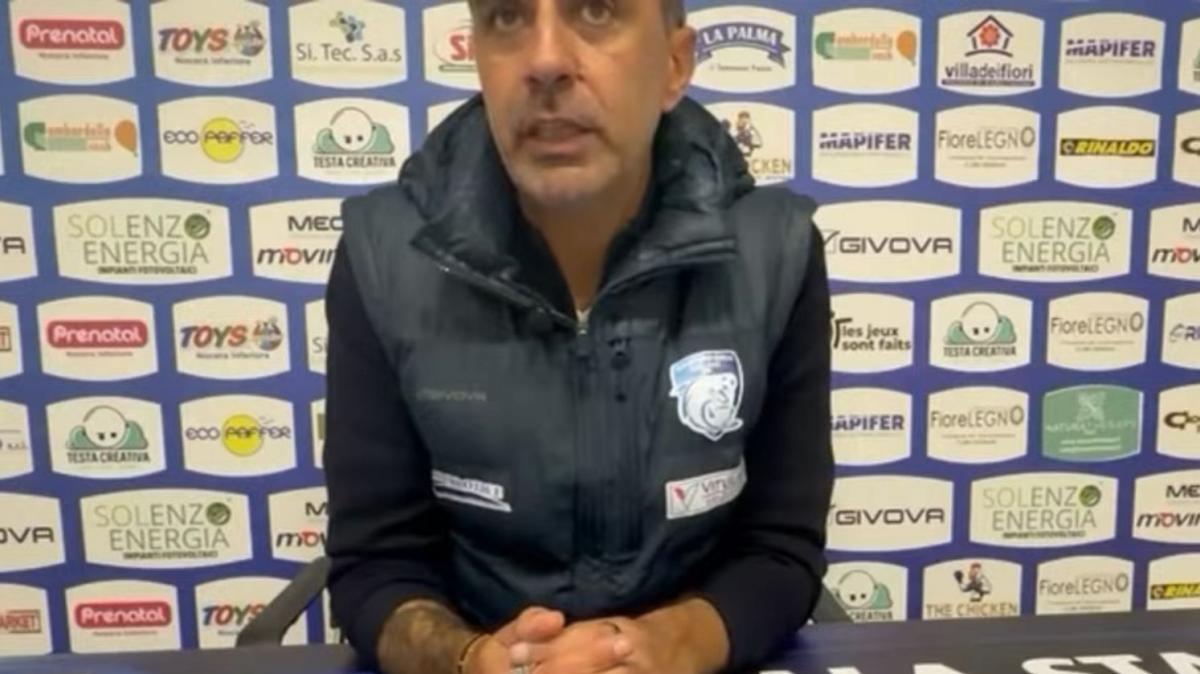 Manfredonia, Pezzella: "C'è amarezza ma stiamo facendo un buon percorso"