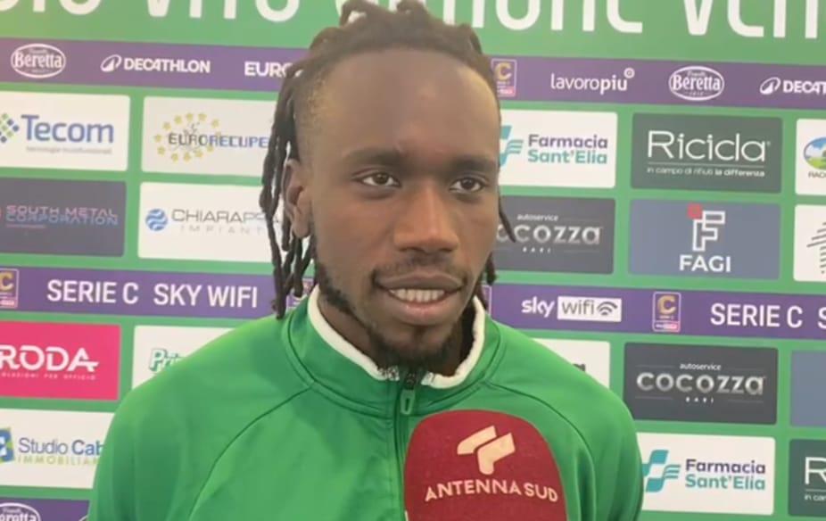 Monopoli, Fall: "Contento per il gol e per la prestazione della squadra"