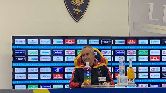 Lecce, Giampaolo: “Graziano è ancora con noi, non è facile gestire la sua perdita”