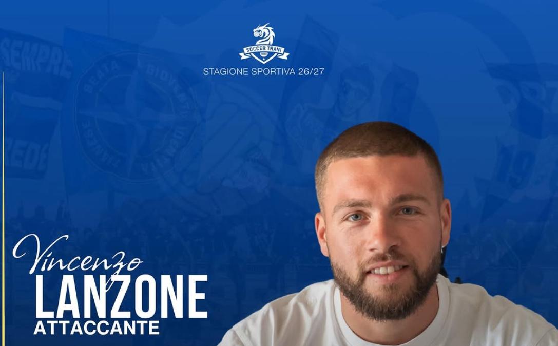 Trani, ufficiale l'arrivo di Vincenzo Lanzone