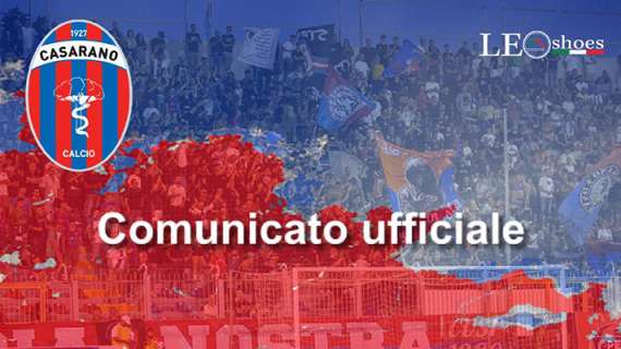 UFFICIALE - Casarano, rescinde un portiere