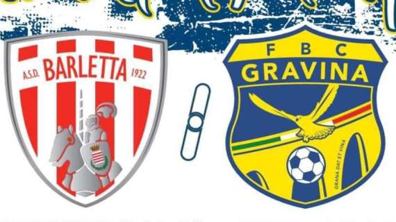 Le probabili formazioni di Barletta-Gravina: biancorossi con la novità Diaz, gialloblù tutti confermati 