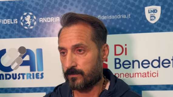 Fidelis Andria, Scaringella: “La coppa è un’opportunità, spazio per chi ha giocato meno”