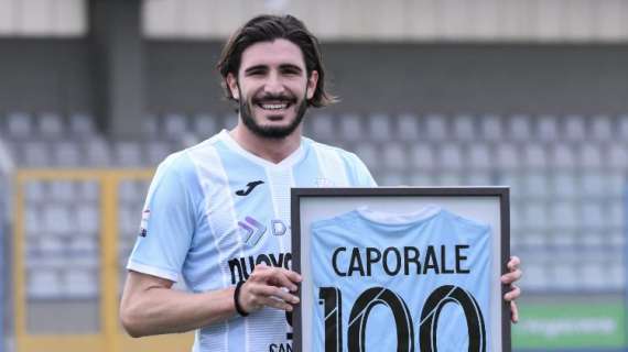 TCP - Francavilla, maglia celebrativa per Caporale: 100 presenze con la Virtus. La foto